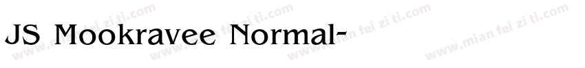 JS Mookravee Normal字体转换